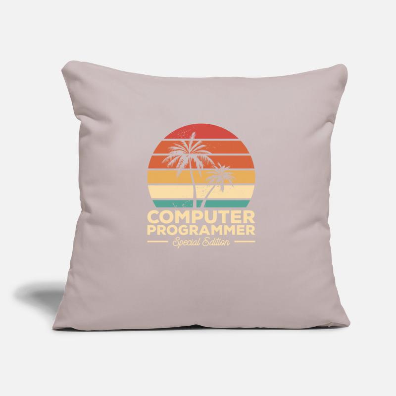 Retro Computerprogrammierer Sonderedition Sofakissen mit Füllung 45 x 45 cm