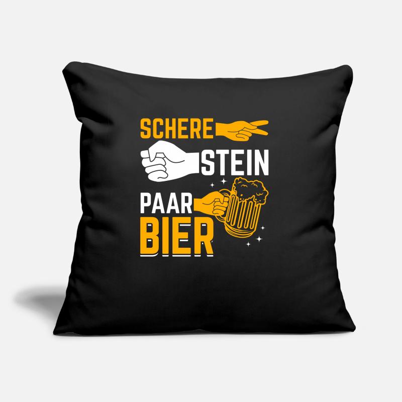 Schere, Stein, Paar, Bier - das perfekte Outfit Sofakissen mit Füllung 45 x 45 cm