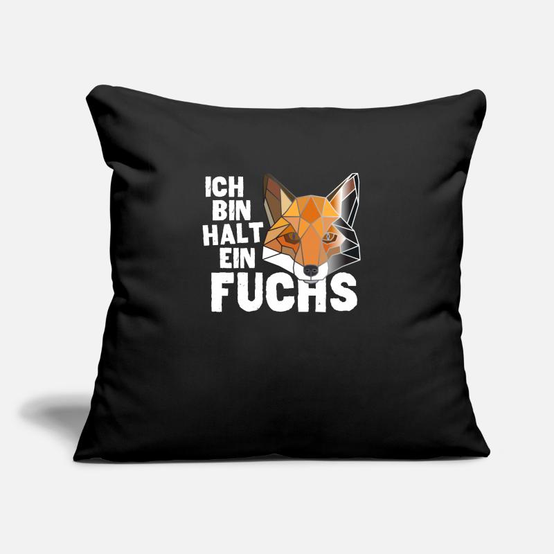 Ich bin halt ein Fuchs Low Poly Sofakissen mit Füllung 45 x 45 cm