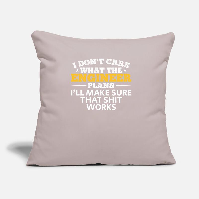 I'll make the shit work Sofa pillow with filling 45cm x 45cm