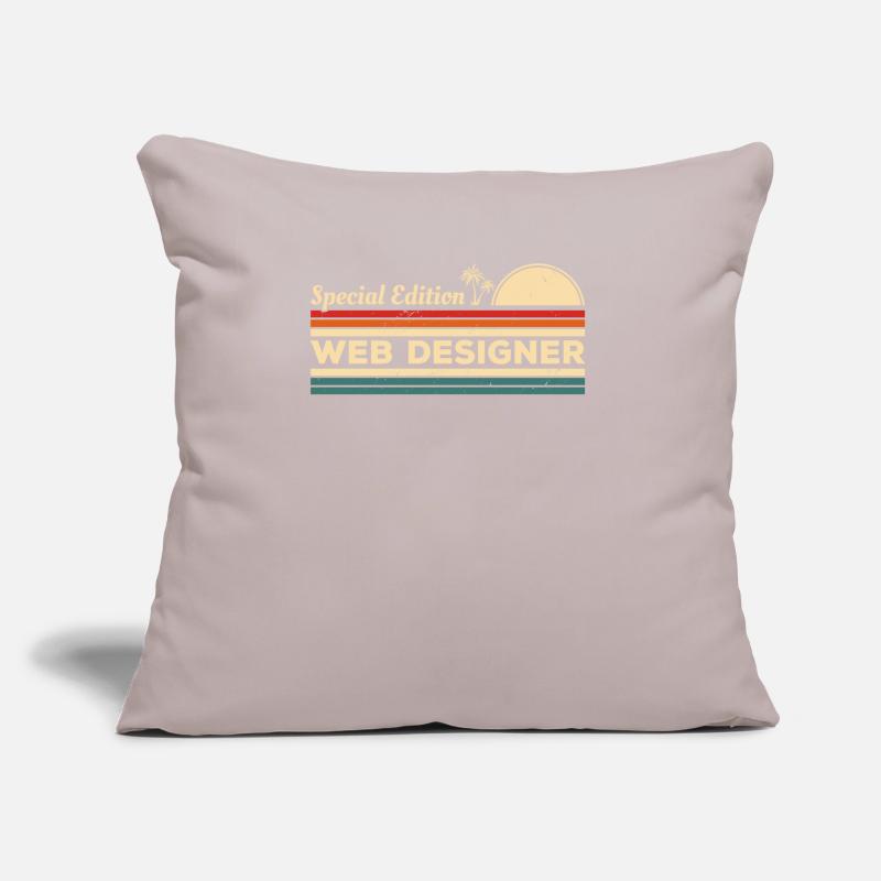 Vintage Special Edition Web Designer Programmation Coussin et housse de 45 x 45 cm