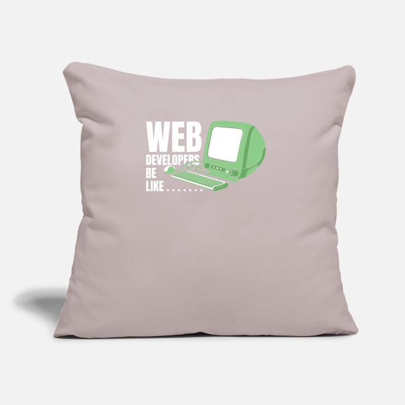 Web Developer Web Developer Funny Sofa pillow with filling 45cm x 45cm