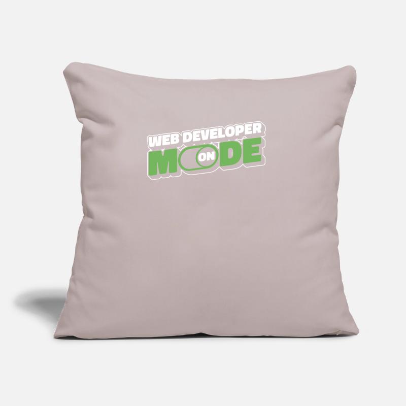 Web Developer Web Developer Mode On Sofa pillow with filling 45cm x 45cm