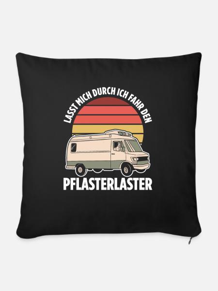 Krankenwagenfahrer Notfallfahrer Patiententranspor - Sofakissen mit Füllung 45 x 45 cm - Schwarz