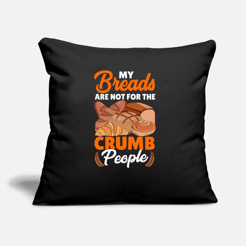 Funny bread baking baker Sofa pillow with filling 45cm x 45cm