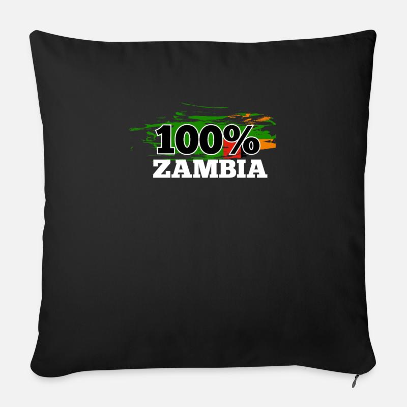 Sambia - Sofakissen mit Füllung 45 x 45 cm - Schwarz