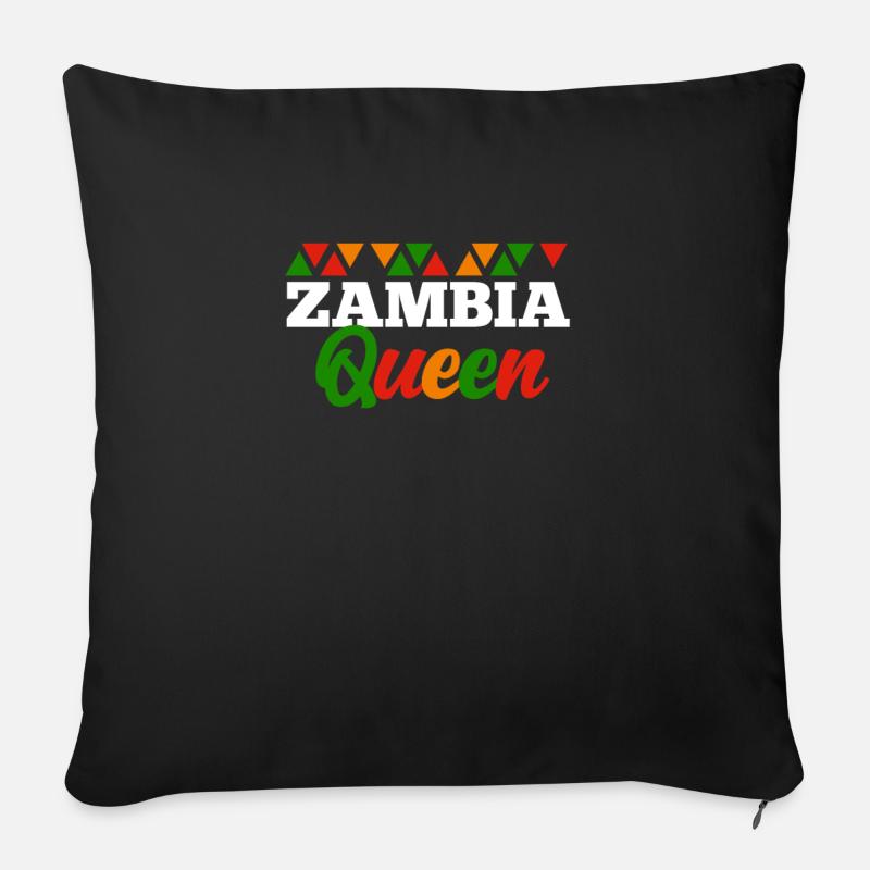 Sambia - Sofakissen mit Füllung 45 x 45 cm - Schwarz