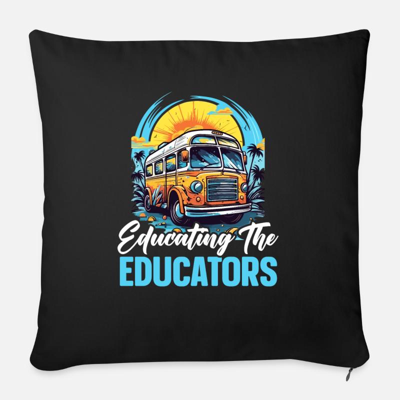 Administrateur de l’école Principal Admin Squad - Coussin et housse de 45 x 45 cm - noir