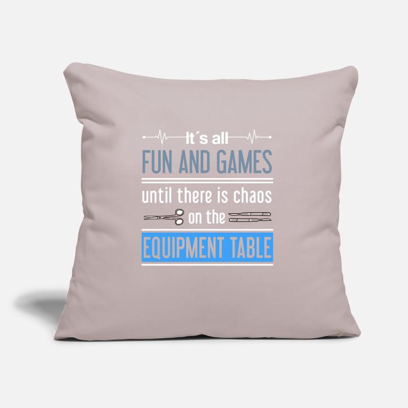 Scrub Tech Technicien chirurgical Technologue chirurgical Coussin et housse de 45 x 45 cm