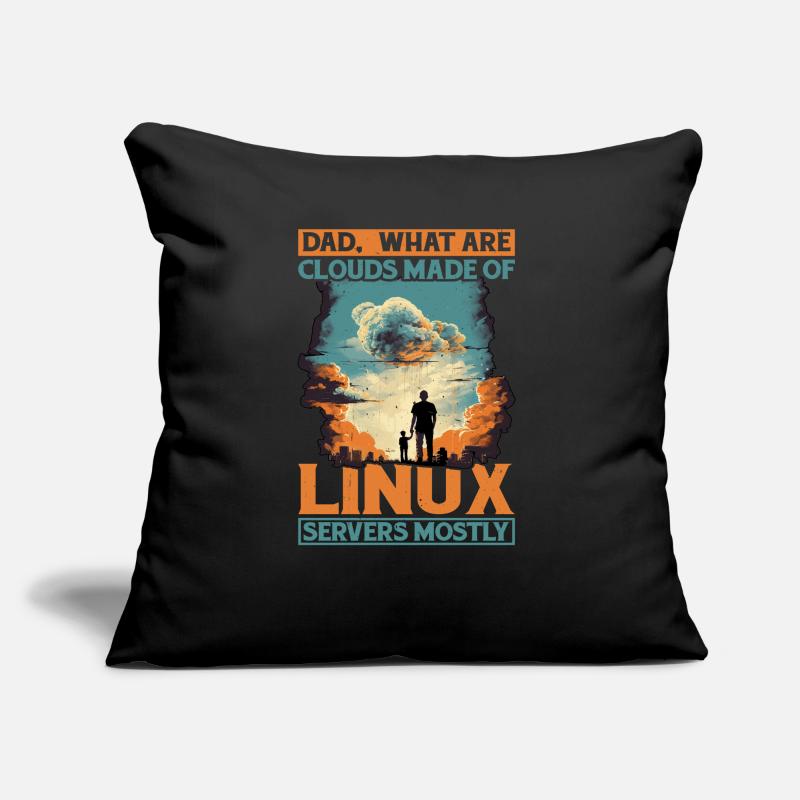 De quoi sont faits les clouds, les serveurs Linux principalement 12 Coussin et housse de 45 x 45 cm