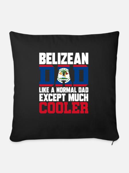 Belize Flagge Belizer - Sofakissen mit Füllung 45 x 45 cm - Schwarz