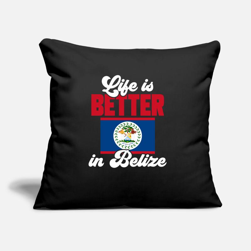 Belize Flag Belizean Sofa pillow with filling 45cm x 45cm
