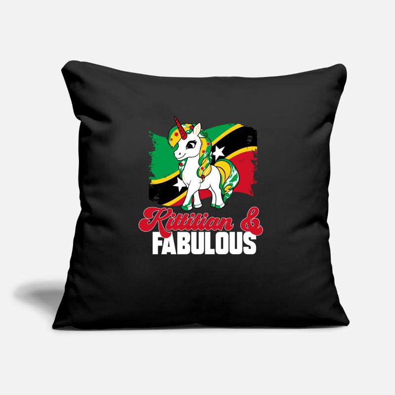 Drapeau de Saint-Kitts-et-Nevis Coussin et housse de 45 x 45 cm