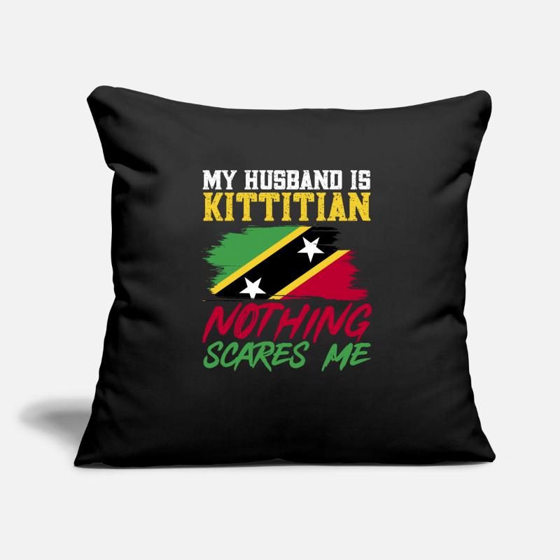 Drapeau de Saint-Kitts-et-Nevis Coussin et housse de 45 x 45 cm