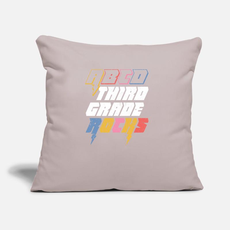 ABCD Third Grade Rocks Back in 3rd Grade Sofa pillow with filling 45cm x 45cm