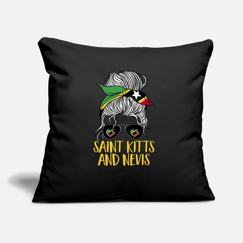 Drapeau de Saint-Kitts-et-Nevis Coussin et housse de 45 x 45 cm
