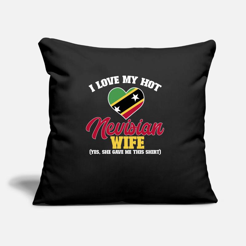 Drapeau de Saint-Kitts-et-Nevis Coussin et housse de 45 x 45 cm