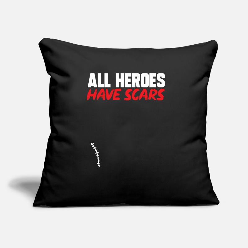 Appendicectomie Appendicite Coussin et housse de 45 x 45 cm