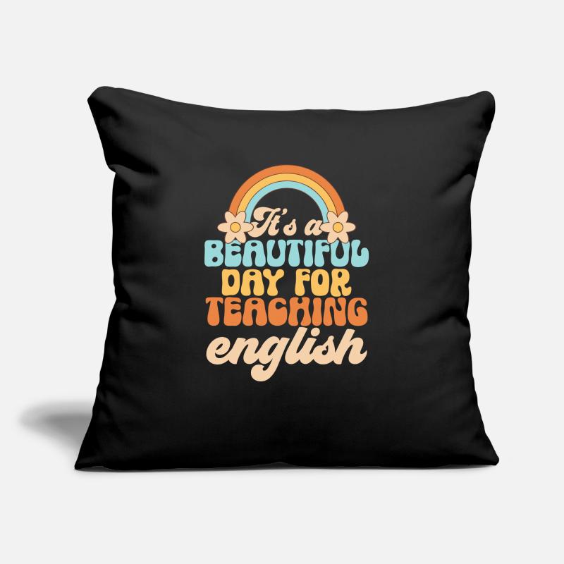 Professeur d’anglais langue seconde langue étrangère Coussin et housse de 45 x 45 cm