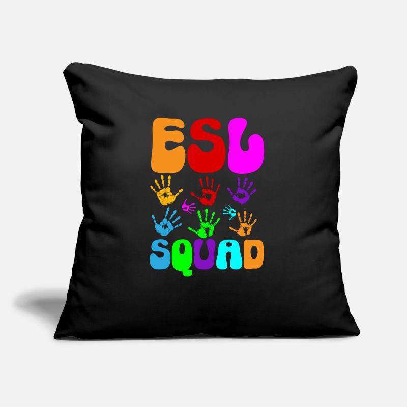 Professeur d’anglais langue seconde langue étrangère Coussin et housse de 45 x 45 cm