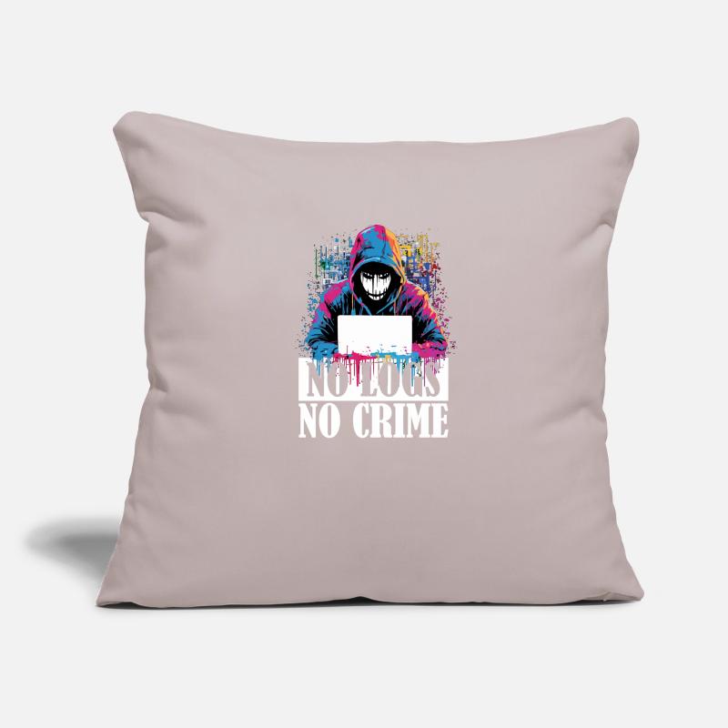 Code du hacker éthique : Pas de journal, pas de Coussin et housse de 45 x 45 cm