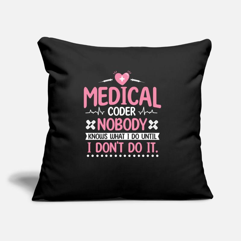 Medical Coder Coding Specialist Sofa pillow with filling 45cm x 45cm
