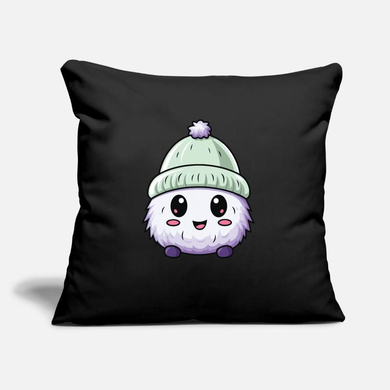 Eskimo Cold Comic Winter Sofa pillow with filling 45cm x 45cm