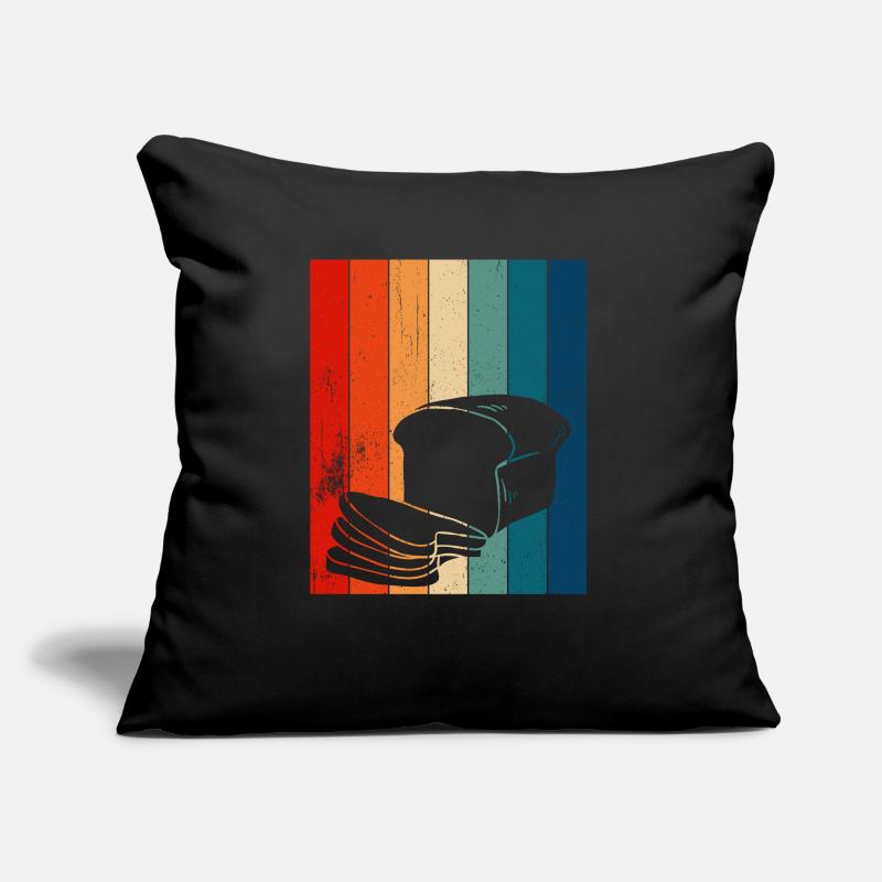 Baking Bread Bakery Bakery Bread Making Sofa pillow with filling 45cm x 45cm
