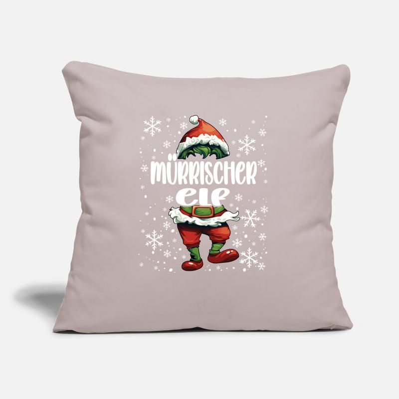 Tenue de Noël Grumpy Elf Coussin et housse de 45 x 45 cm