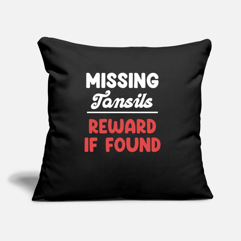 Missing almonds reward themselves when they are found Sofa pillow with filling 45cm x 45cm