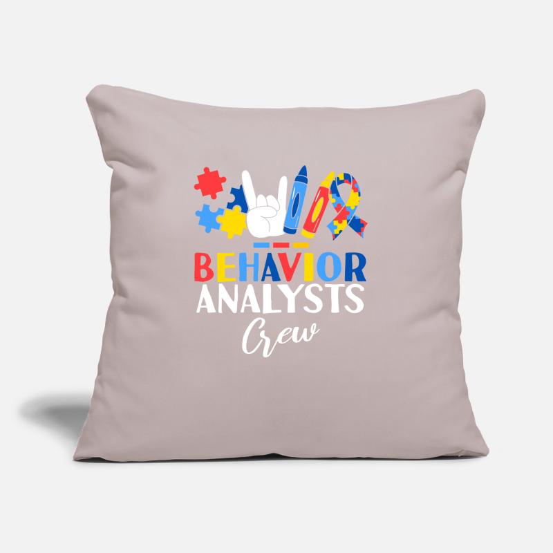Behavior Analysts Crew ABA Therapist Behavioral Sofa pillow with filling 45cm x 45cm
