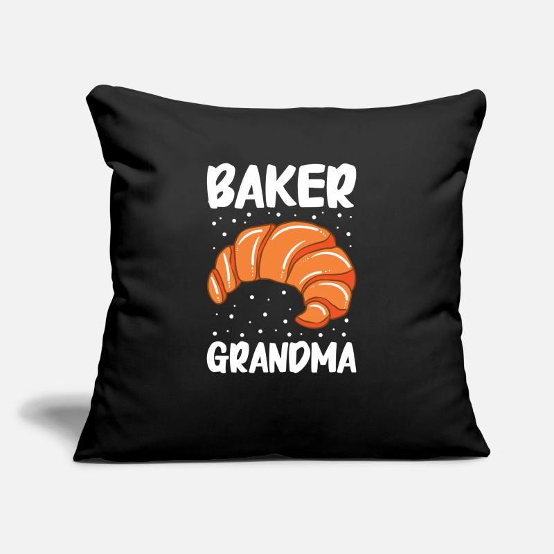 Baking Bread Bakery Bakery Bread Making Sofa pillow with filling 45cm x 45cm