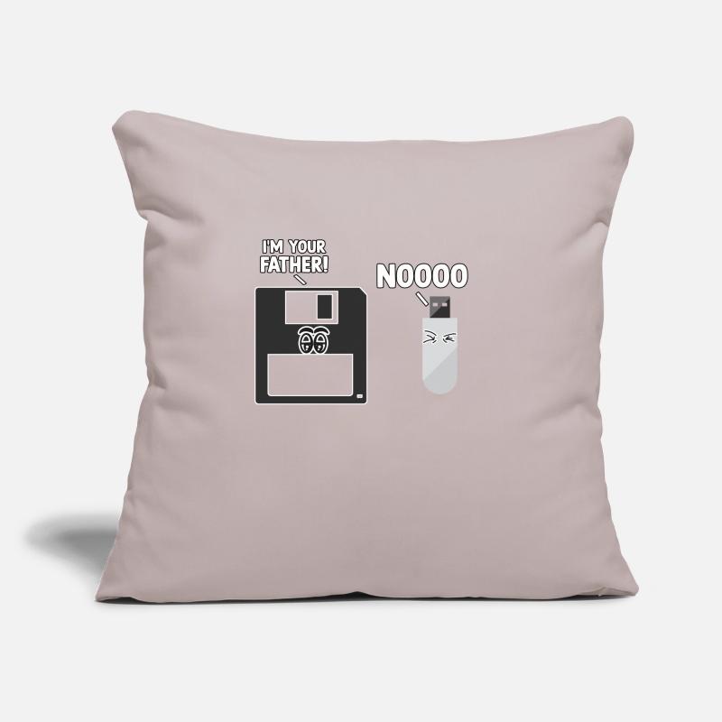 IT expert computer scientist oufit for programmer Sofa pillow with filling 45cm x 45cm