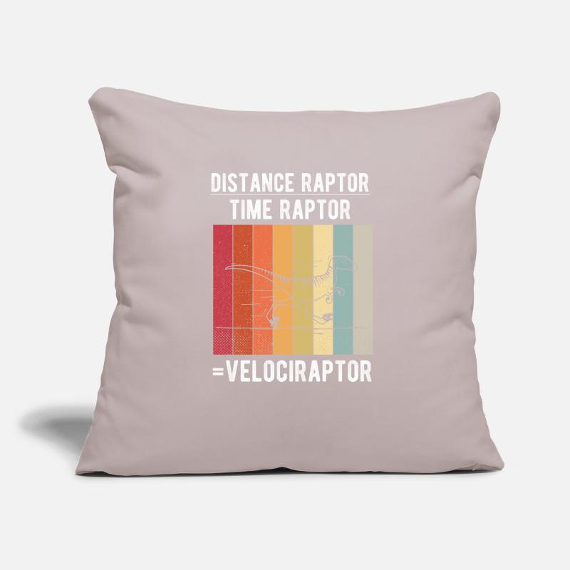 Dino Physics Math Funny Mathematician Dinosaur Sofa pillow with filling 45cm x 45cm