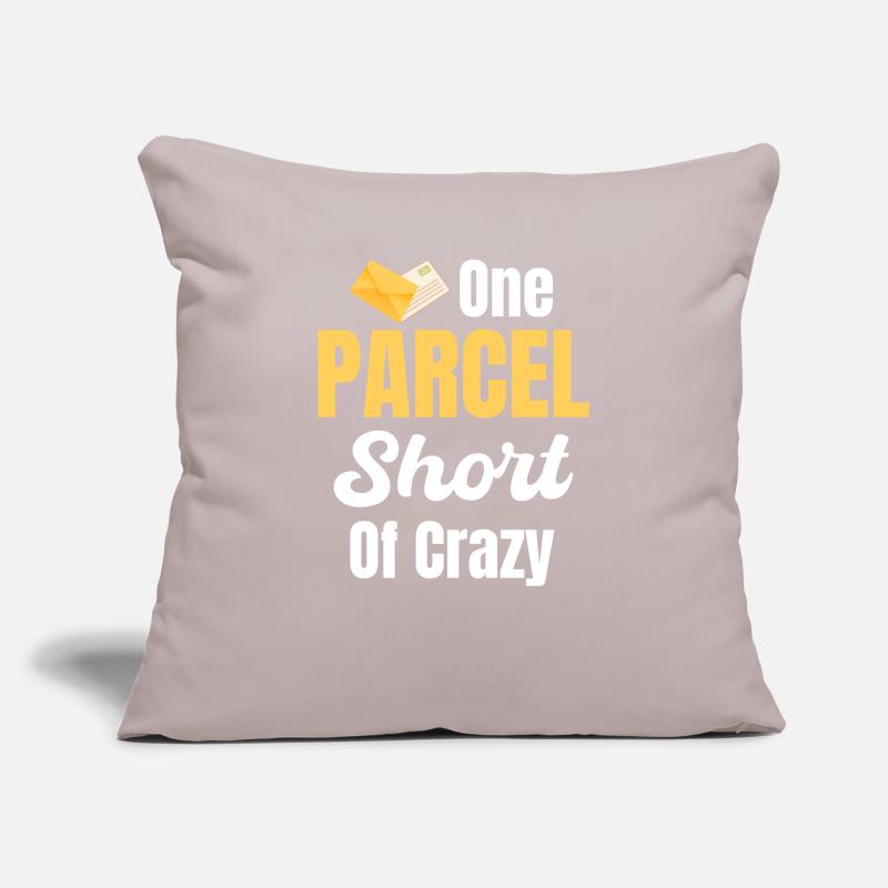 The crazy postal worker is missing a parcel Sofa pillow with filling 45cm x 45cm