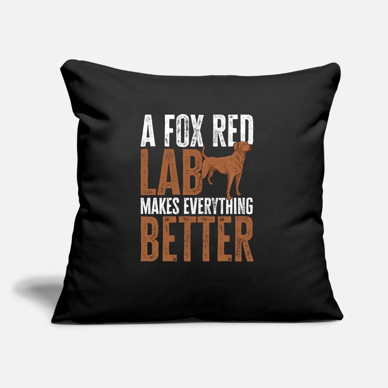 Foxred Labrador Fox Red Labrador Retriever Sofa pillow with filling 45cm x 45cm