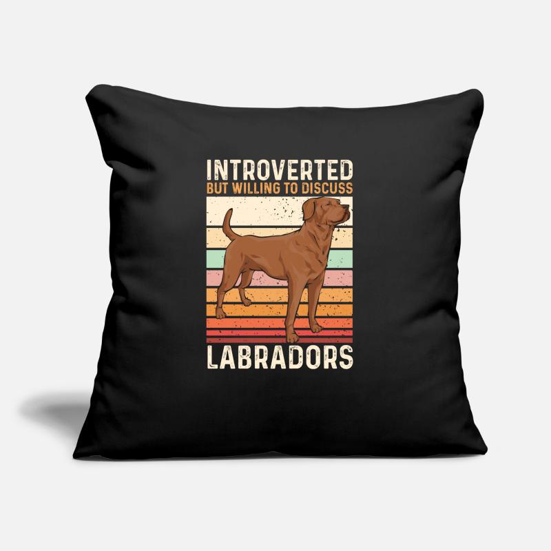 Foxred Labrador Fox Red Labrador Retriever Sofa pillow with filling 45cm x 45cm