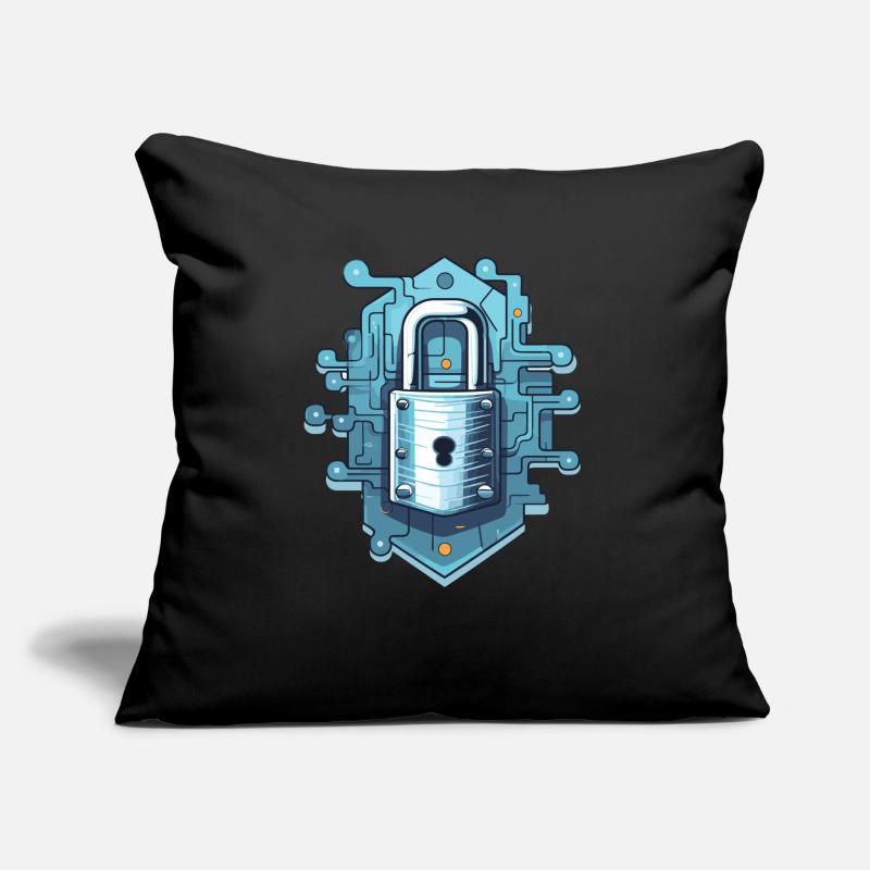 Cybersecurity Art Hacking Lover Computer Nerd Sofa pillow with filling 45cm x 45cm