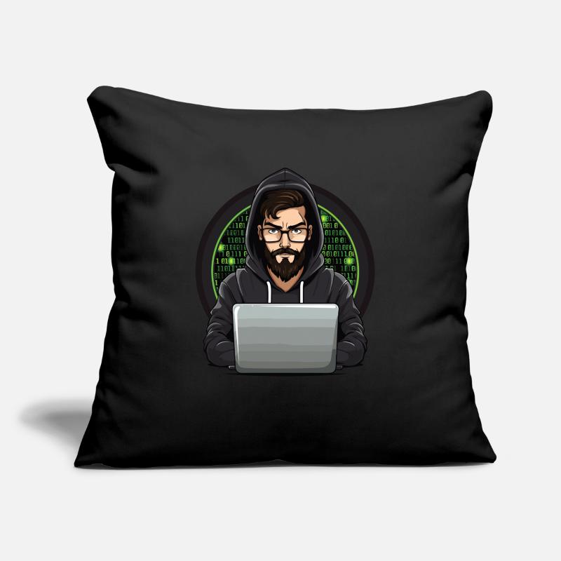 Cybersecurity Art Hacking Lover Computer Nerd Sofa pillow with filling 45cm x 45cm