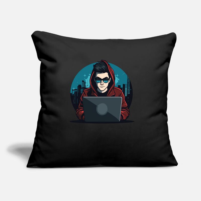 Cybersecurity Art Hacking Lover Computer Nerd Sofa pillow with filling 45cm x 45cm