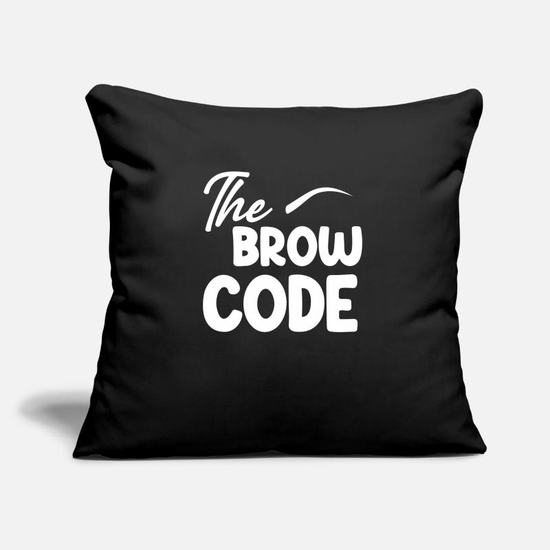The brow code eyebrow beautician Sofa pillow with filling 45cm x 45cm