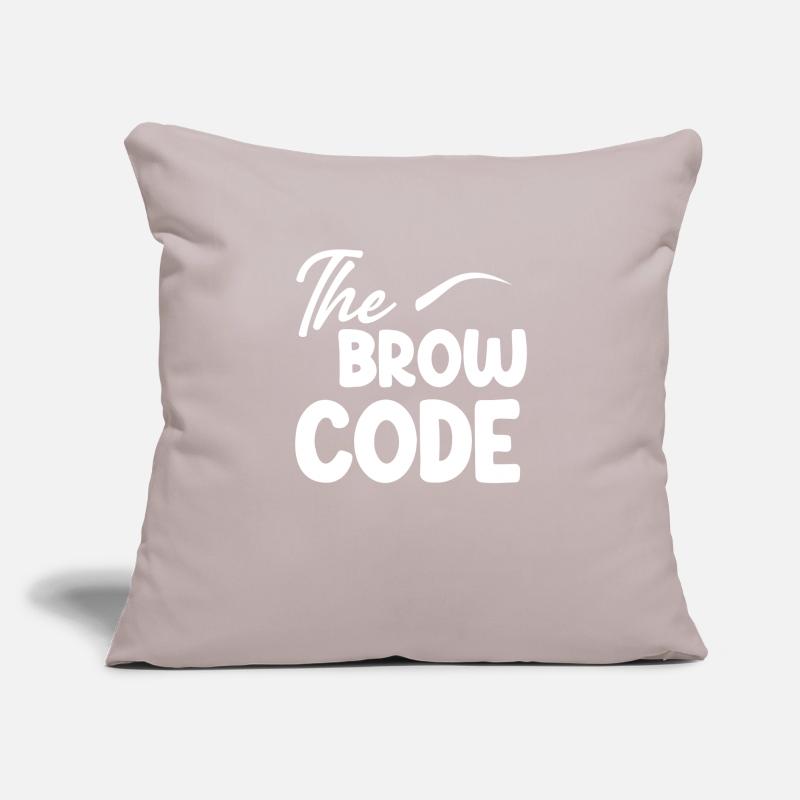 The brow code eyebrow beautician Sofa pillow with filling 45cm x 45cm