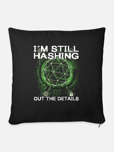 Ethischer Hacking -Analyst Ethische - Sofakissen mit Füllung 45 x 45 cm - Schwarz