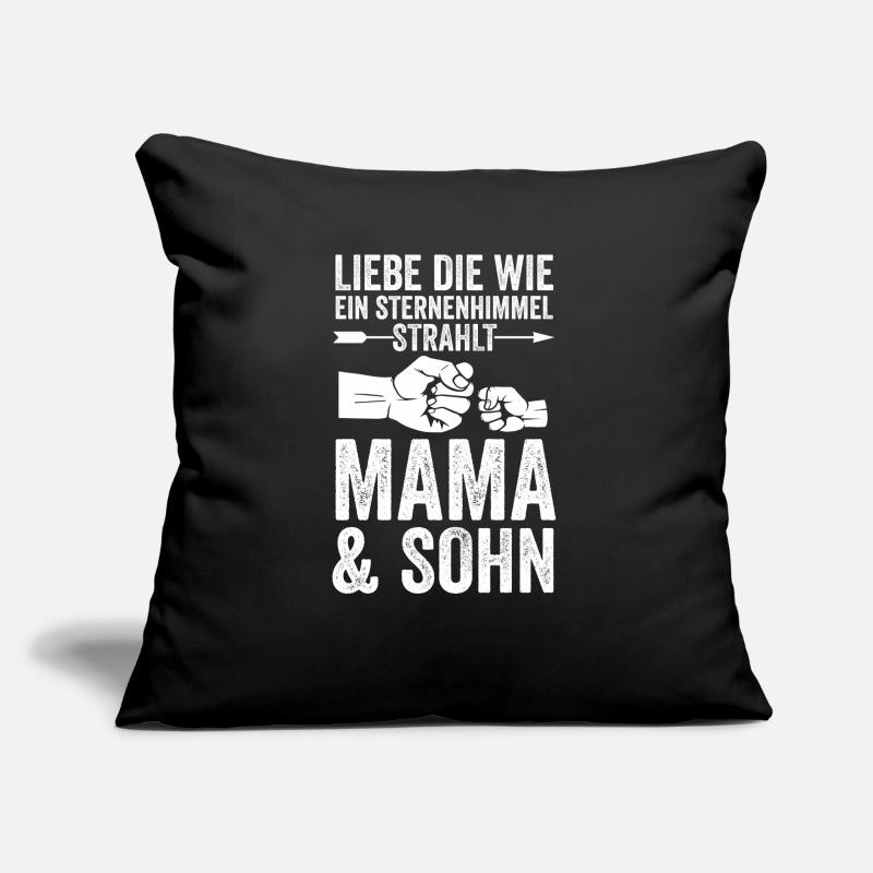 Mutter Muttertag Mama und Sohn Sofakissen mit Füllung 45 x 45 cm