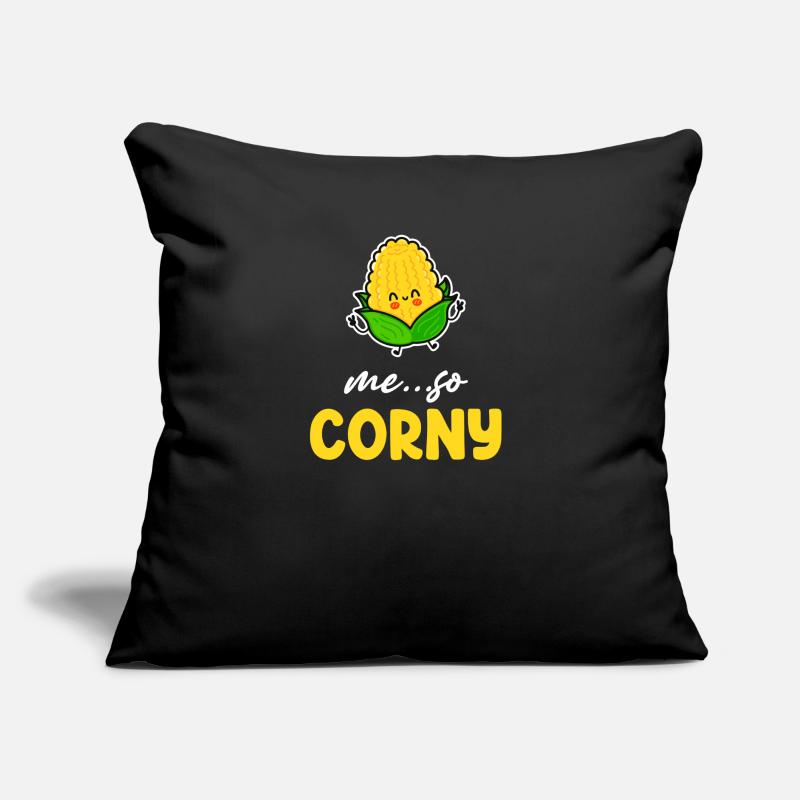 Me So Corny Corn Agricultural Rootcrops Harvest Sofa pillow with filling 45cm x 45cm