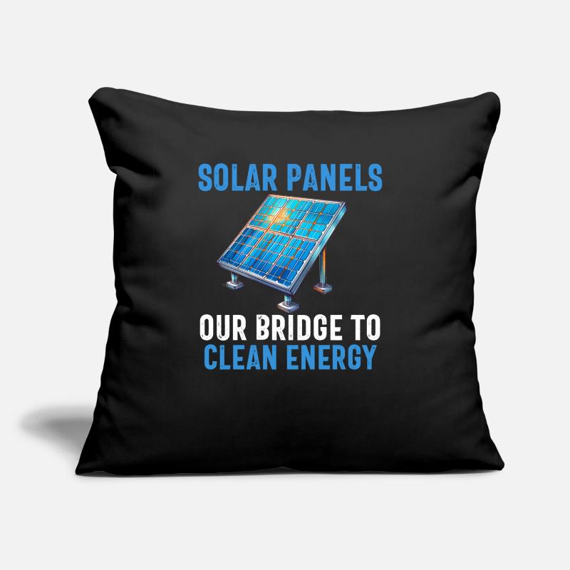 Solar Panel Installer Technician Men Renewable Sofa pillow with filling 45cm x 45cm