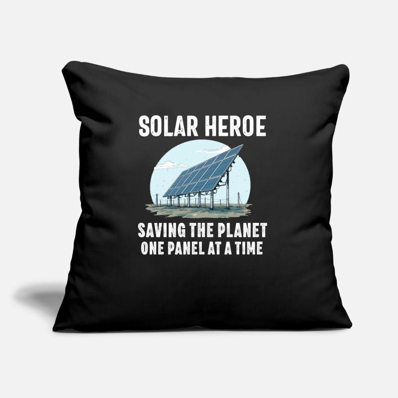 Solar Panel Installer Technician Men Renewable Sofa pillow with filling 45cm x 45cm
