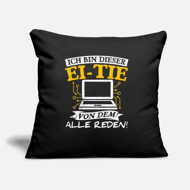 IT Computer PC Beruf Abreit Computer Fan Spruch IT Sofakissen mit Füllung 45 x 45 cm