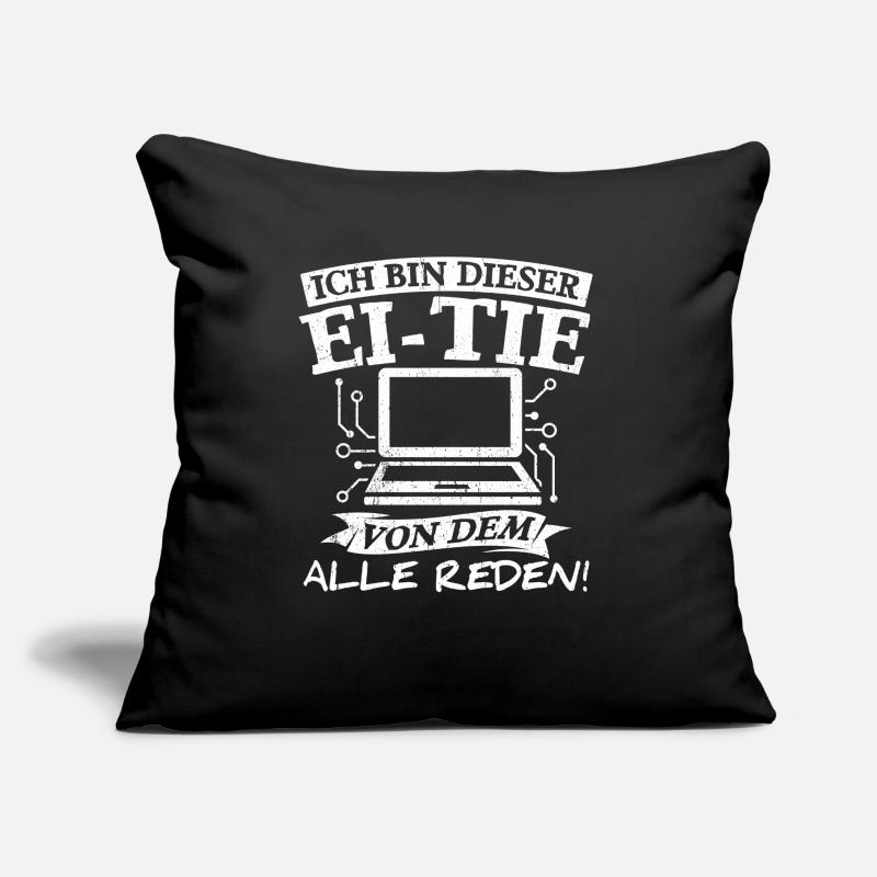 IT Computer PC Beruf Abreit Computer Fan Spruch IT Sofakissen mit Füllung 45 x 45 cm