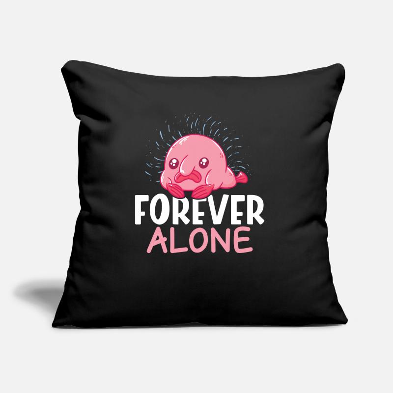 Drôle de créature marine Blobfish Coussin et housse de 45 x 45 cm